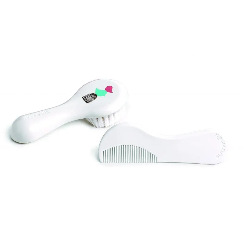 Suavinex Set Cepillo y Peina Blanco
