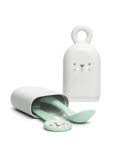 SUAVINEX SET CUCHARA+PORTA-CUCHARA+SUJETA-BABEROS +4M