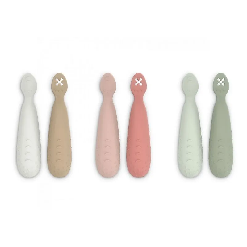 Suavinex Set Precucharas Aprendizaje Silicona Selection + 4 Meses 2 unidades Colour Essence