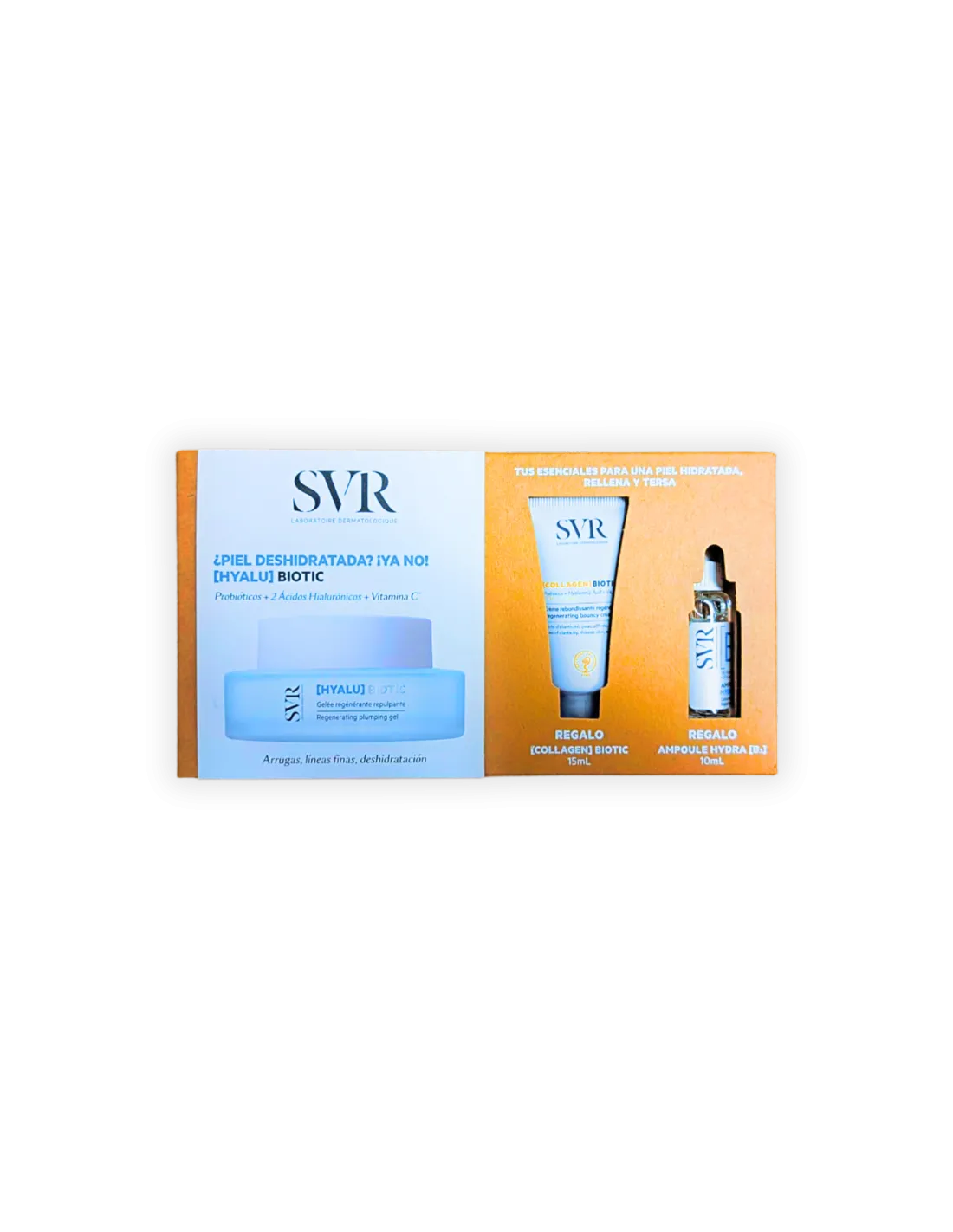 SVR Pack Hyalu Biotic 50 ml + Collagen Biotic 15 ml + Ampoule B3 10 ml