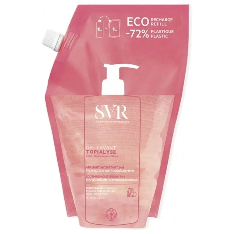 SVR Topialyse Gel Lavant Eco Pack 1000ml