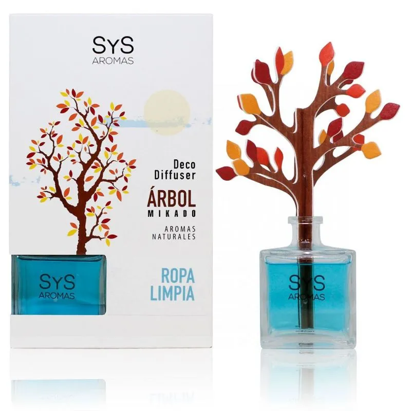 SyS Árbol Difusor Ambientador Ropa Limpia 90ml