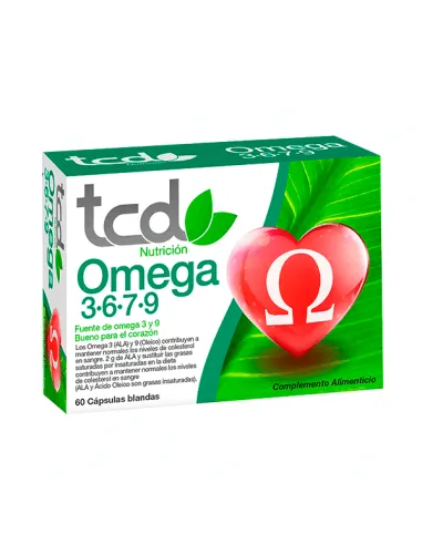 TCD OMEGA 3, 6, 7, 9 60 CAPSULAS BLANDAS