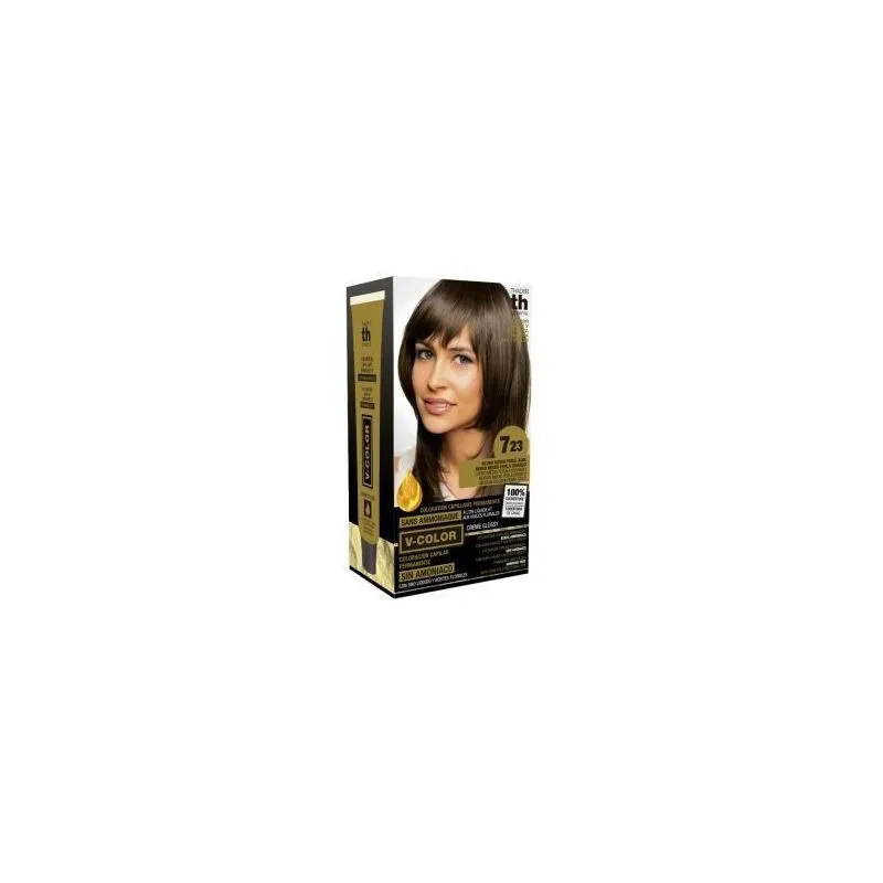 TH Pharma Kit Tinte en Casa V-Color Nº7.23 Rubio Medio Perla Dorado
