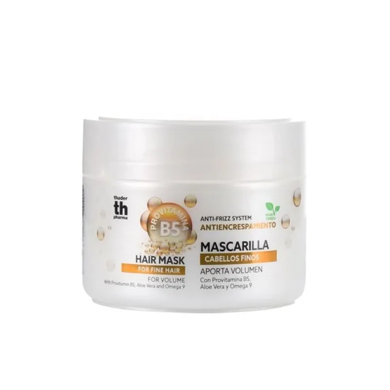 TH Pharma Mascarilla Efecto Anti Frizz Provitamina B5 Aloe Vera y Omega 9 300ml