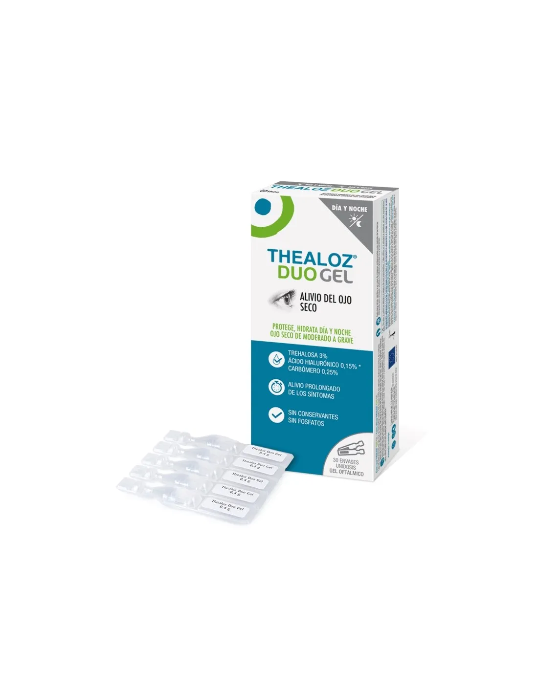 THEALOZ DUO Gel Oftálmico Para Ojo Seco 30 Unidosis