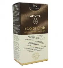 Tinte Apivita 8.0 Rubio CLaro/Light Blonde