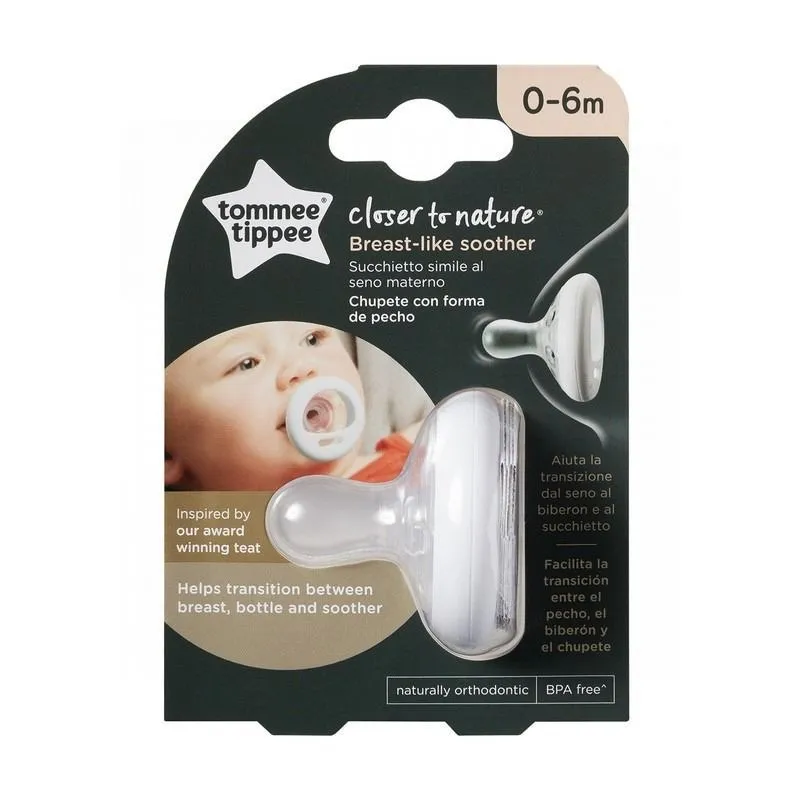 Tommee Tippee Closer to Nature Chupete Forma de PEcho 1ud