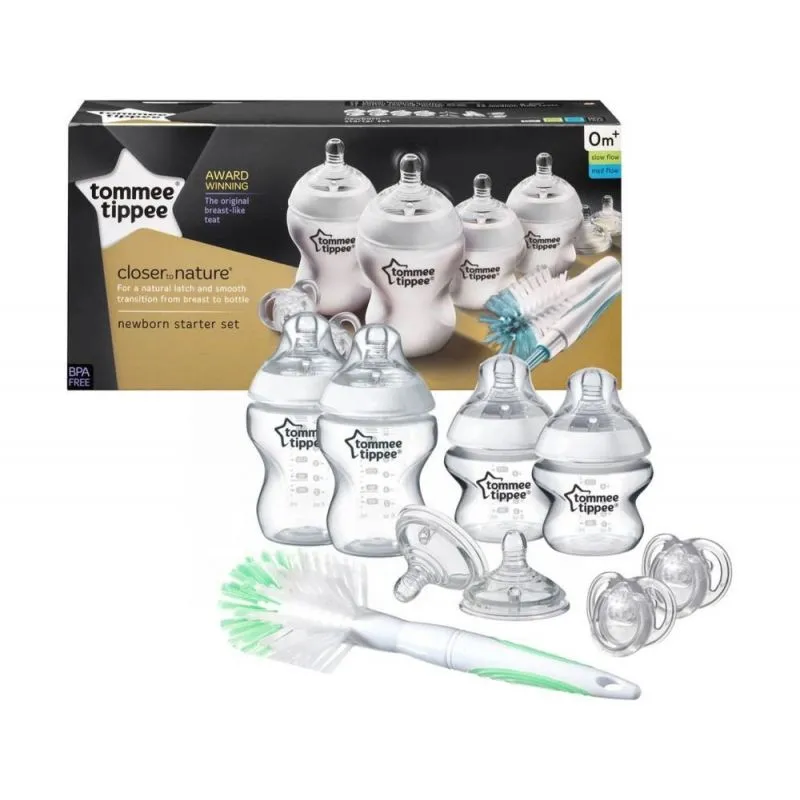 Tommee Tippee Kit de Iniciación Biberones Blancos