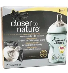Tommee Tippee Biberon 260ml + 260ml Pack Duplo Azul