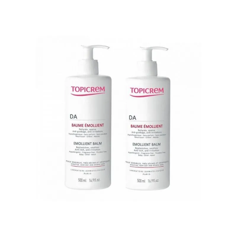 Topicrem DA Bálsamo Emoliente Duplo 2 x 500ml
