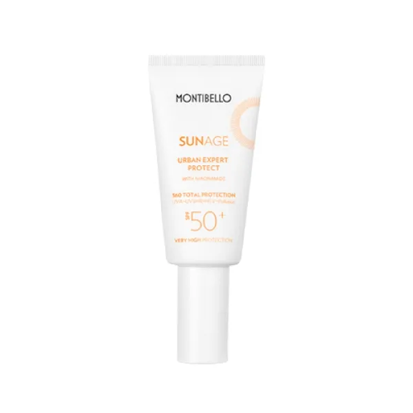 Urban Expert Protect SPF50+ | Protector solar facial urbano 50ml - Sun Age - Montibello ®