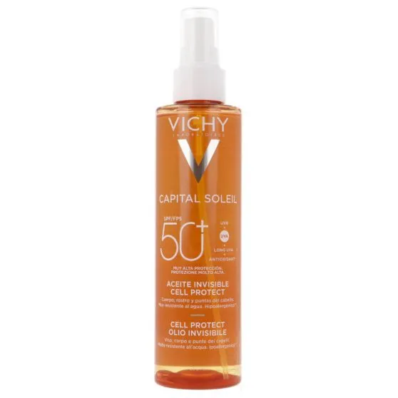 Vichy Capital Soleil SPF50+ Aceite Invisible 200 ml