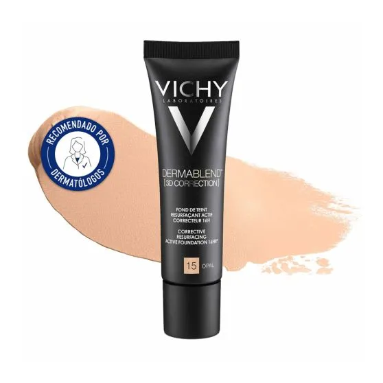 Vichy DermaBlend 3D Correction Tono 15 Piel Clara Opal