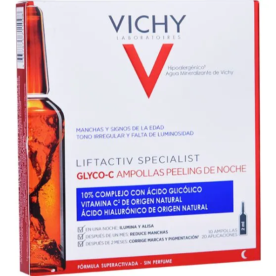 Vichy Liftactiv Glyco-C Peeling Noche 10 Ampollas