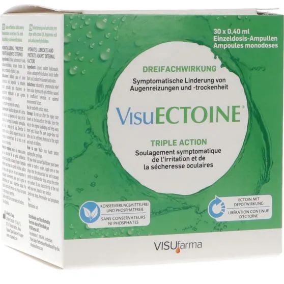 Visuectoine Triple Acción 30 Ampollas