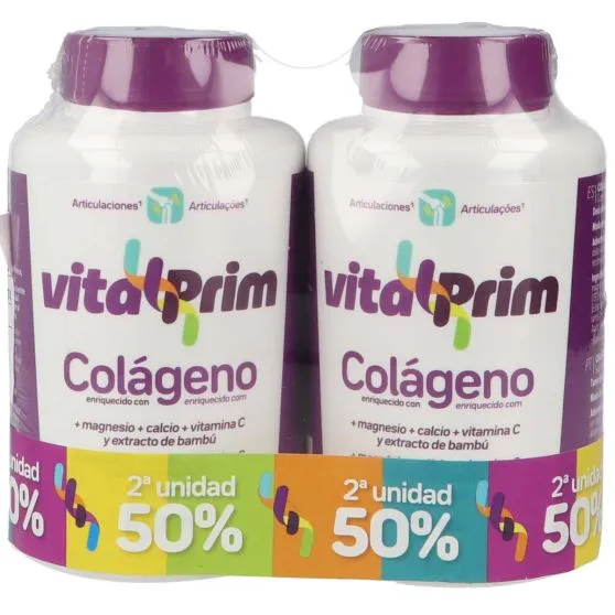 Vitalprim Colágeno y Magnesio Pack Oferta 180 comprimidos