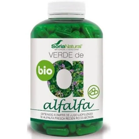 Verde De Alfalfa 240caps x 630mg. Soria Natural