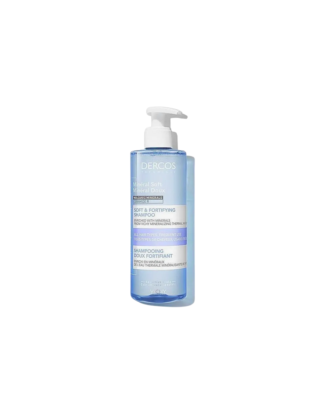 VICHY Dercos Champú Mineral Suave Fortificante 400 ml