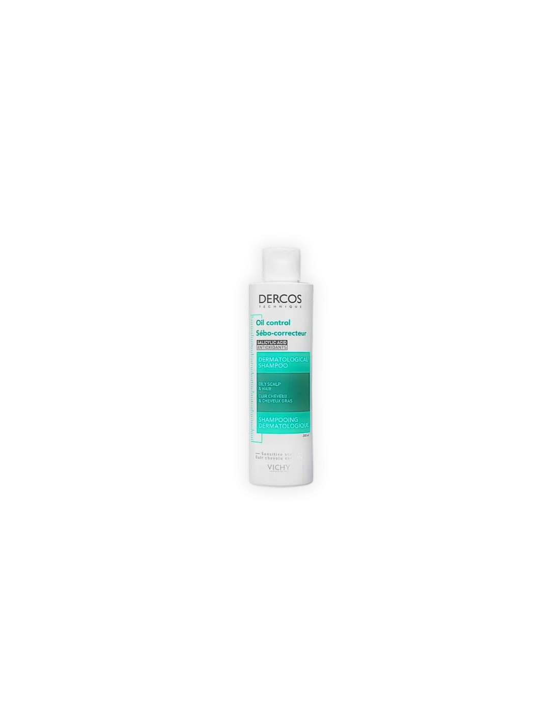 VICHY Dercos Champú Sebo-Control Cabellos Grasos 200 ml