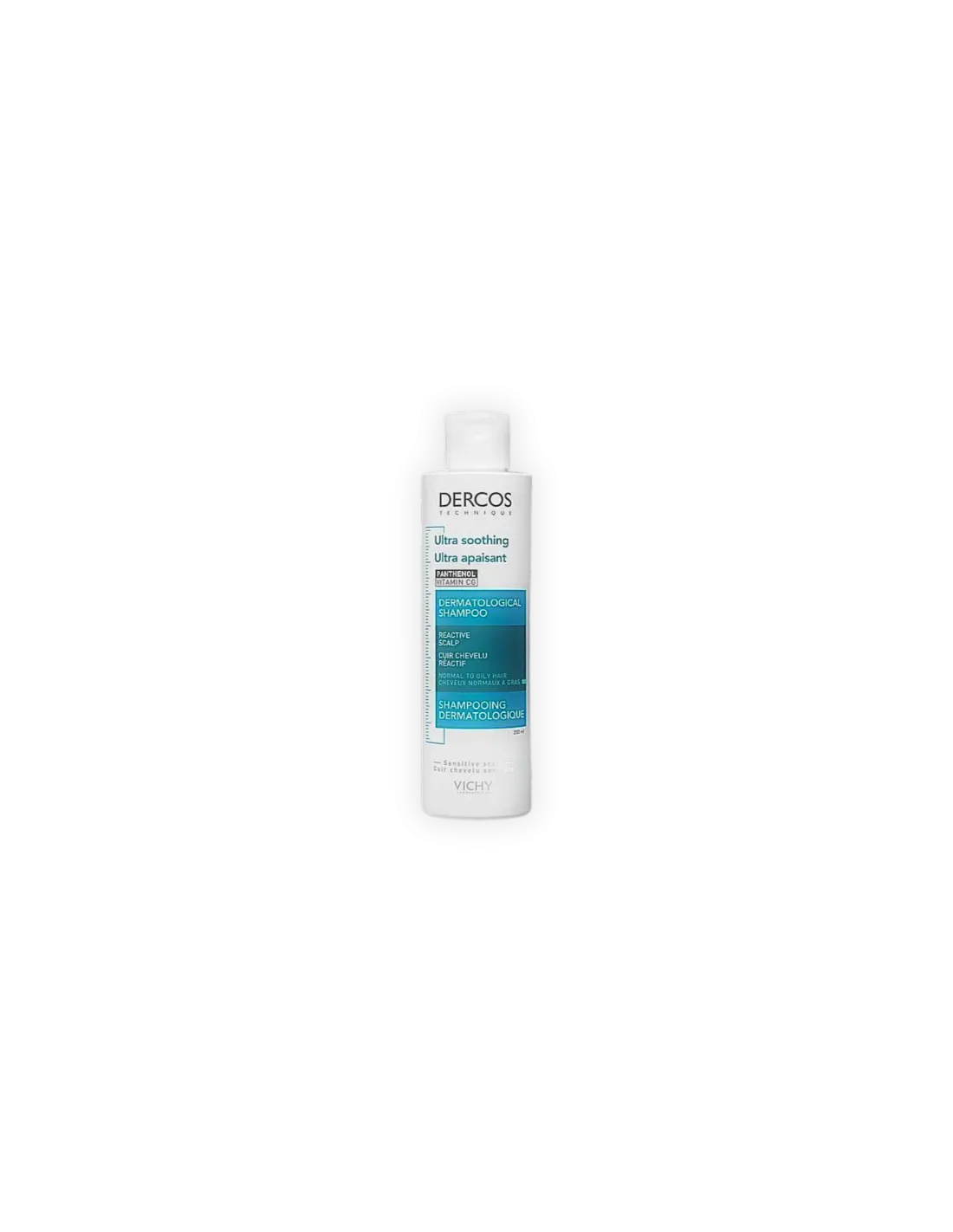 VICHY Dercos Champú Ultra Calmante Cabello Graso 200 ml