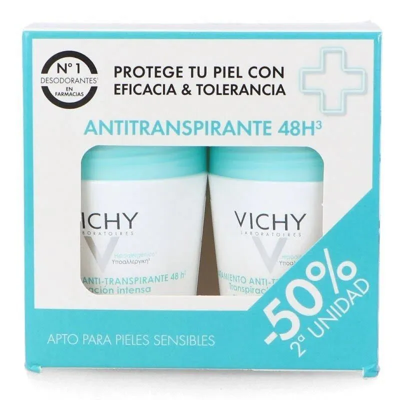 Vichy Desodorante Antitranspirante 48h Duplo 50 + 50ml