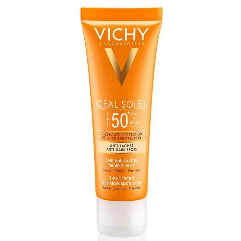 Vichy Ideal Soleil SPF-50+ Antimanchas 3 en 1 50 ml