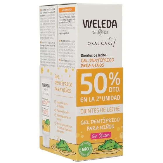 Weleda Pack Duplo Gel Dentífrico Infantil 2x50 ml