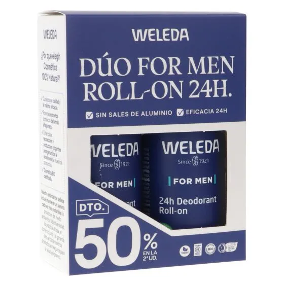 Weleda Duplo Desodorante Roll-On Men 2x50ml