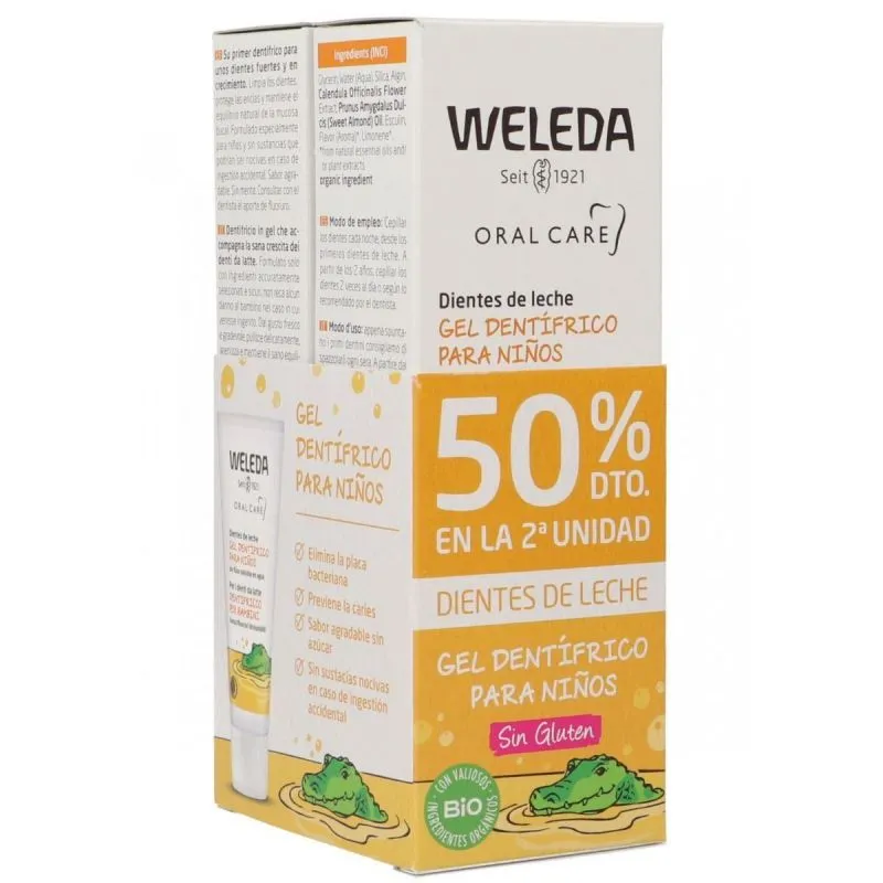 Weleda Pack Duplo Gel Dentífrico Infantil 2 x 50 ml