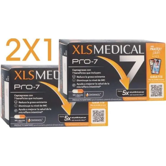 XLS Pack 2x1 Medical Pro 7 360 Cápsulas