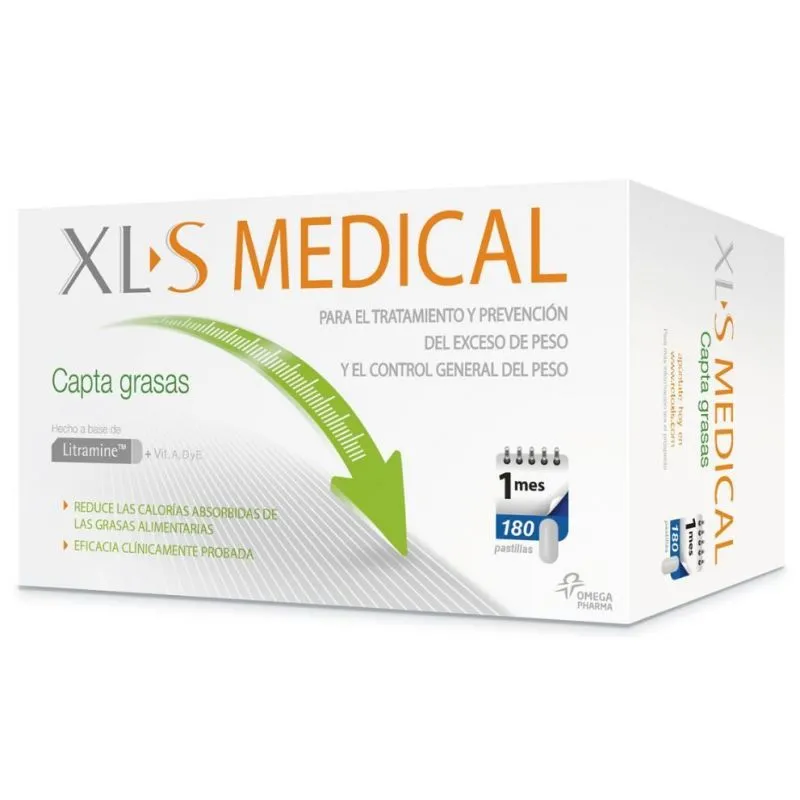 Xls Medical Capta Grasas 180 comprimidos