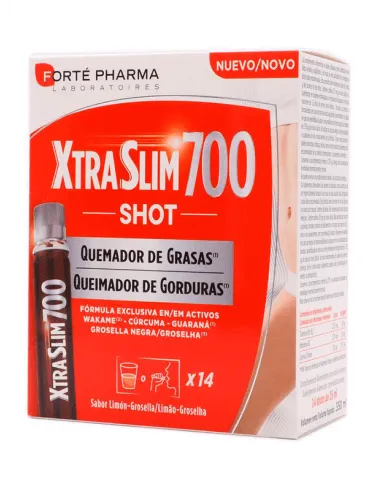 XTRASLIM 700 QUEMADOR GRASAS SHOT 14 SOBRES
