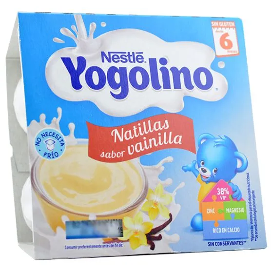 Yogolino Natillas de Vainilla