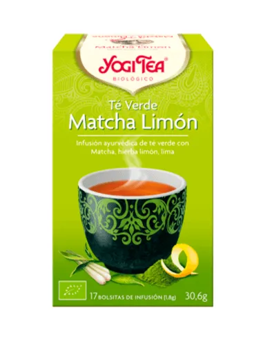 YOGI TEA MATCHA LIMÓN 17 BOLSITAS DE INFUSIÓN