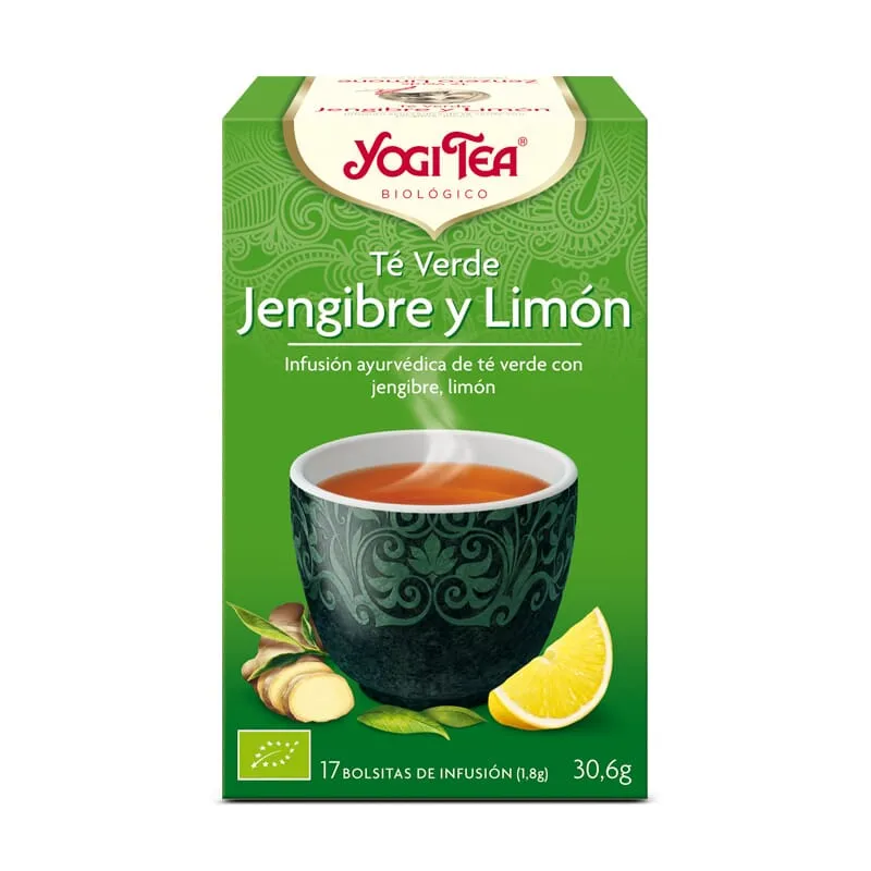TE VERDE JENGIBRE Y LIMON BIO 17 Infusiones
