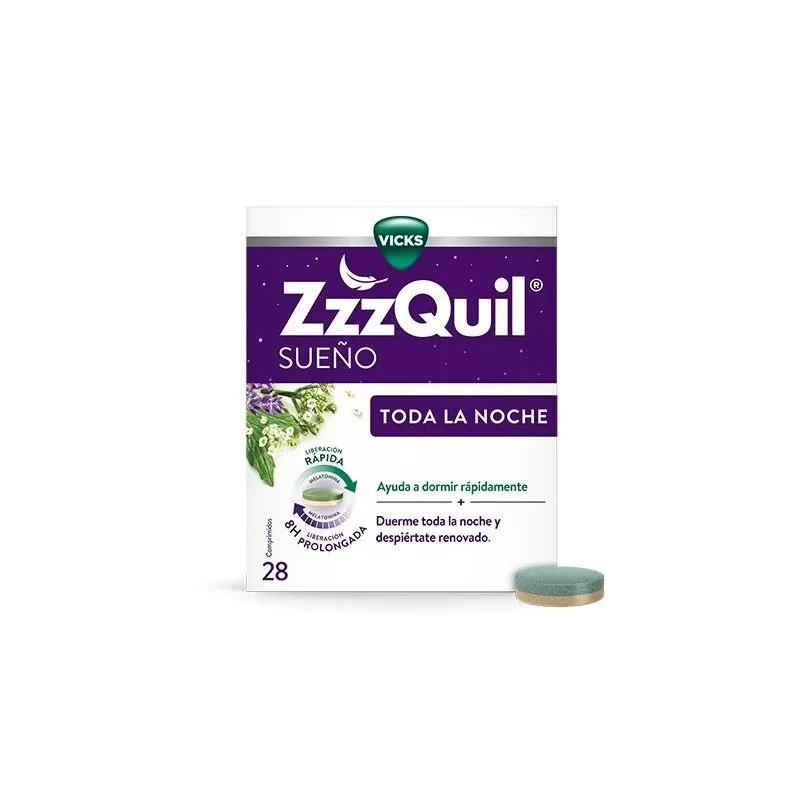 Zzzquil Sueño Toda la Noche 28 Comprimidos